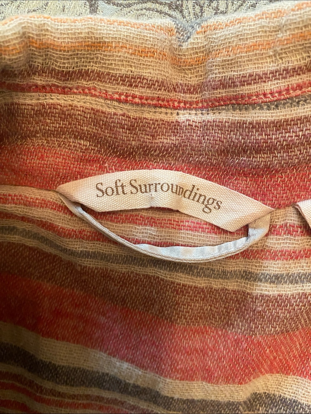 Soft Surroundings Aztec Fringe Duster - Picture 10 of 16